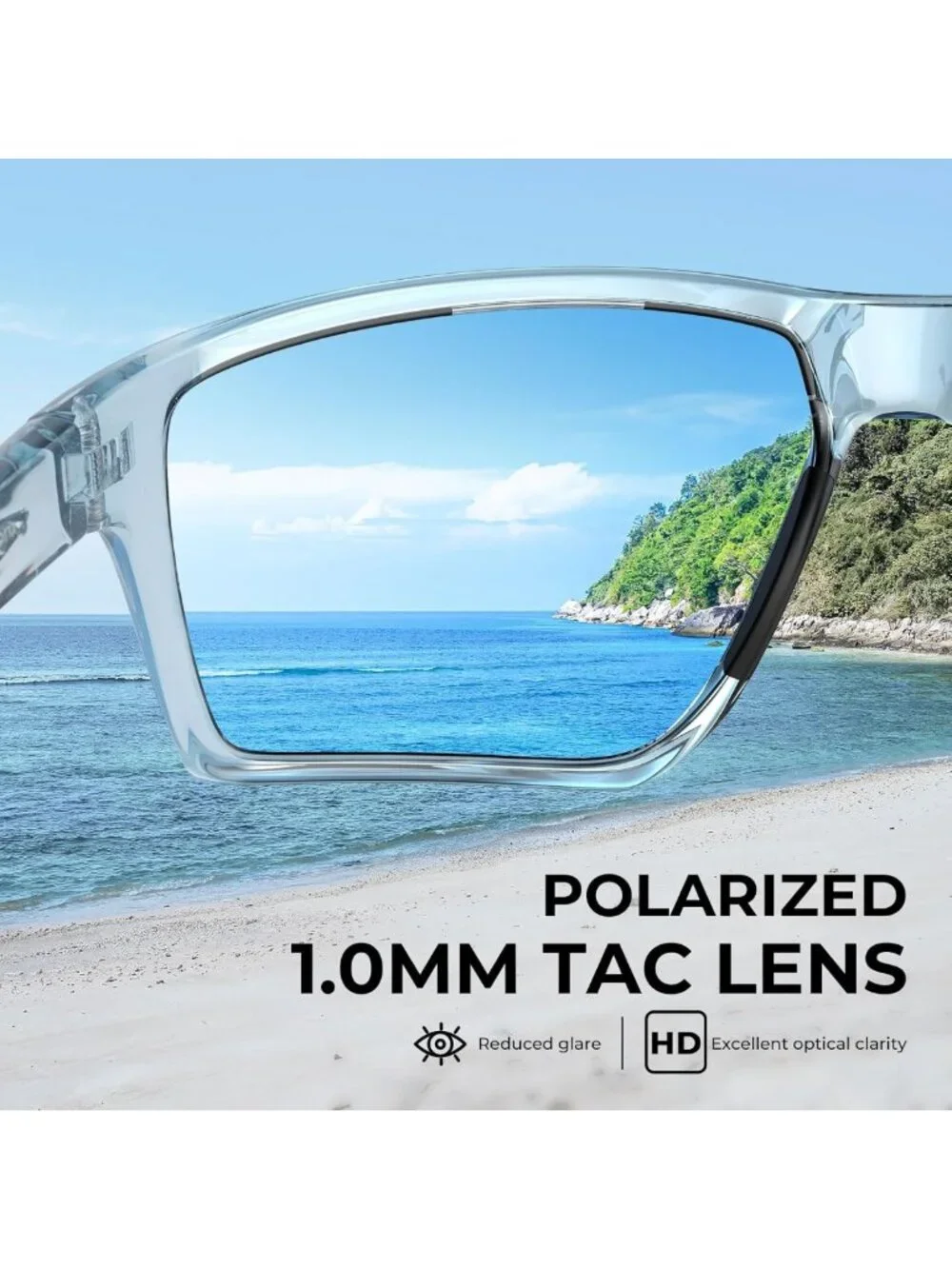 Polarized Sport Sunglasses for Men & Women | UV Protection, Lightweight